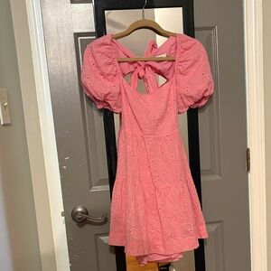 DO+BE Pink Puff Sleeve Dress